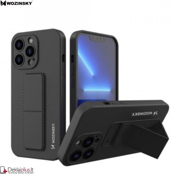 Wozinsky 4in1 švelnaus silikono dėklas - juodas (Apple Iphone 11 Pro Max)